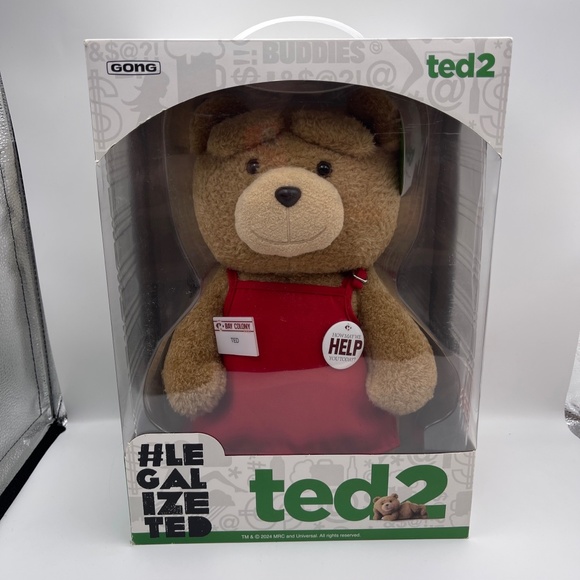 NEW in box POP MART TED2 PLUSH ACTION LARGE 11.81 INCH COLLECTIBLE FIGURE - Picture 1 of 9